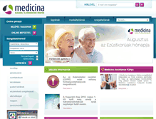 Tablet Screenshot of medicinapenztar.hu